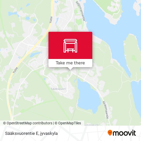 Sääksvuorentie E map