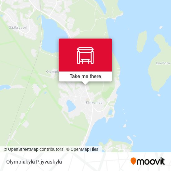 Olympiakylä P map