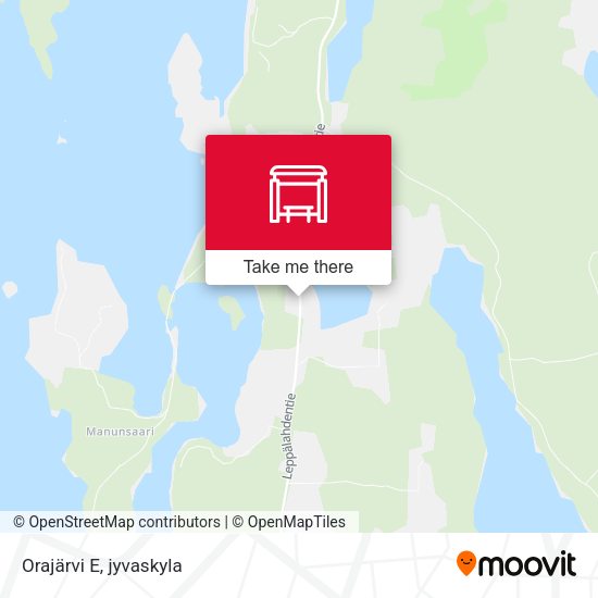 Orajärvi E map