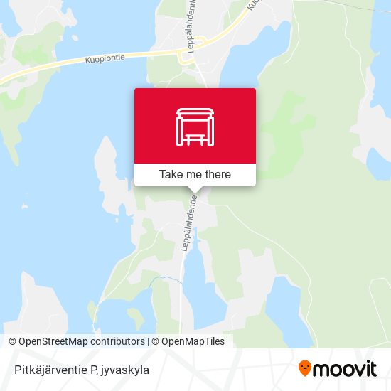 Pitkäjärventie P map