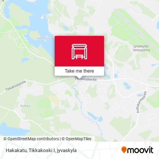 Hakakatu, Tikkakoski I map