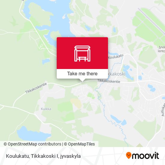 Koulukatu, Tikkakoski I map