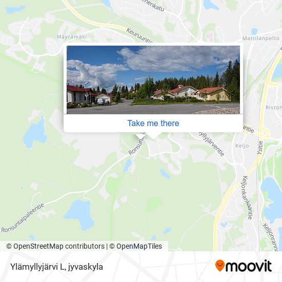 Ylämyllyjärvi L map