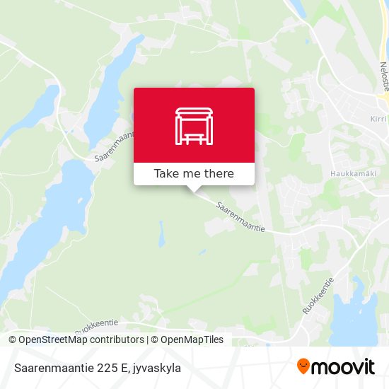 Saarenmaantie 225 E map
