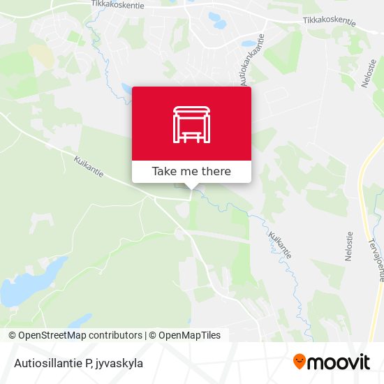 Autiosillantie P map