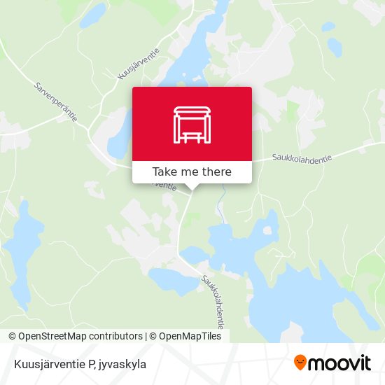 Kuusjärventie P map