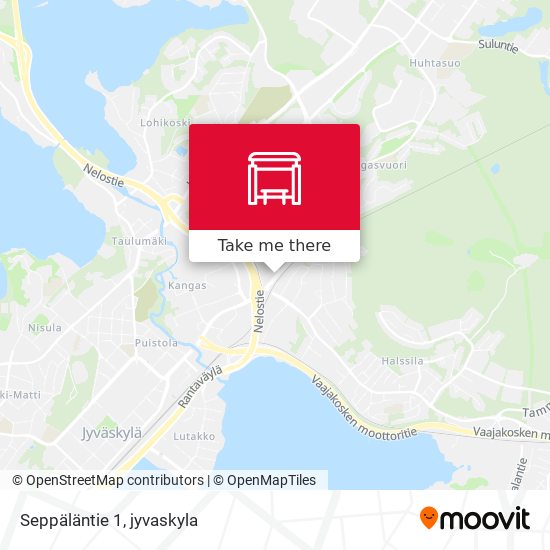Seppäläntie 1 map