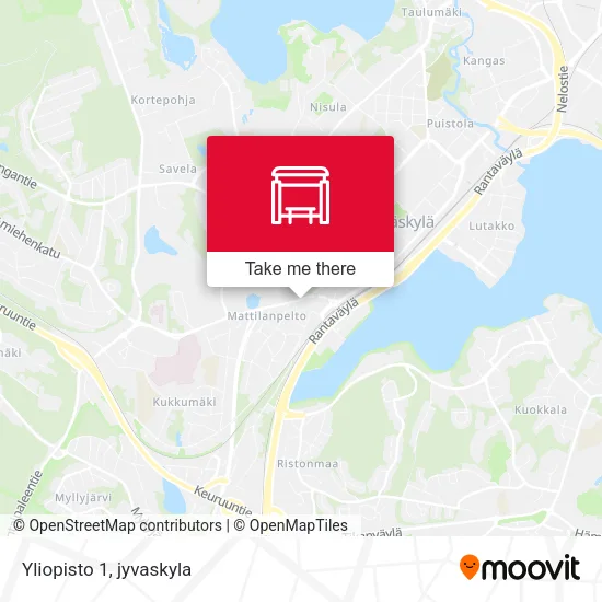 Yliopisto 1 map