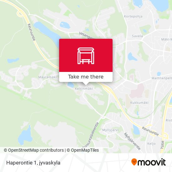 Haperontie 1 map