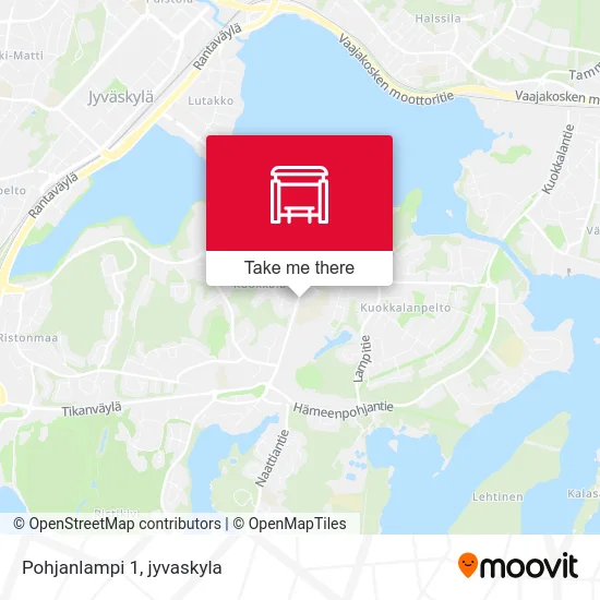 Pohjanlampi 1 map