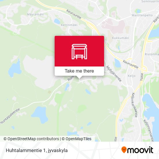 Huhtalammentie 1 map