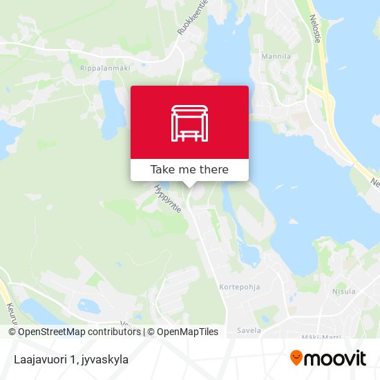 Laajavuori 1 map