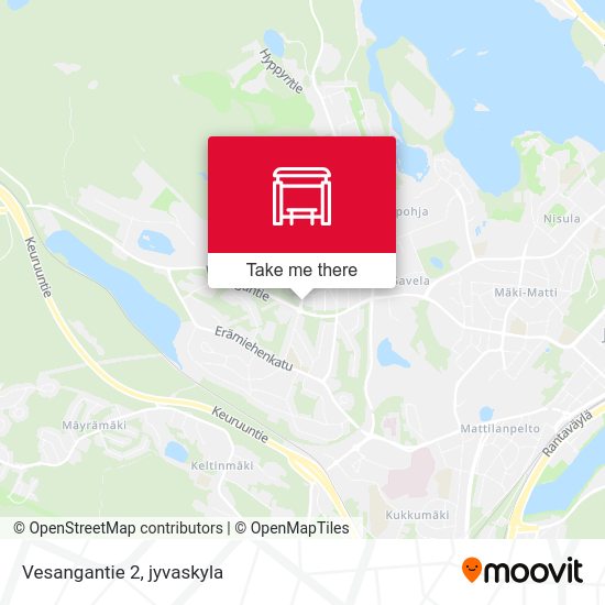 Vesangantie 2 map