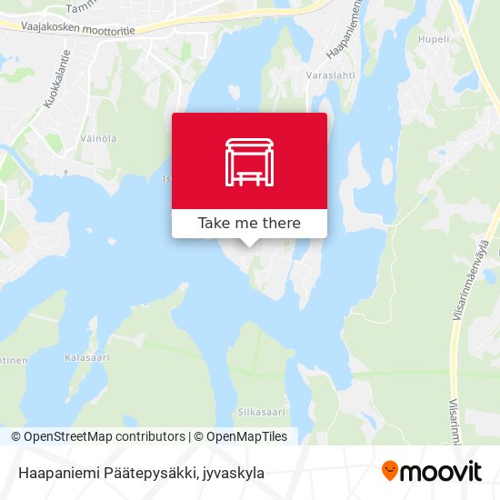 Haapaniemi Päätepysäkki map
