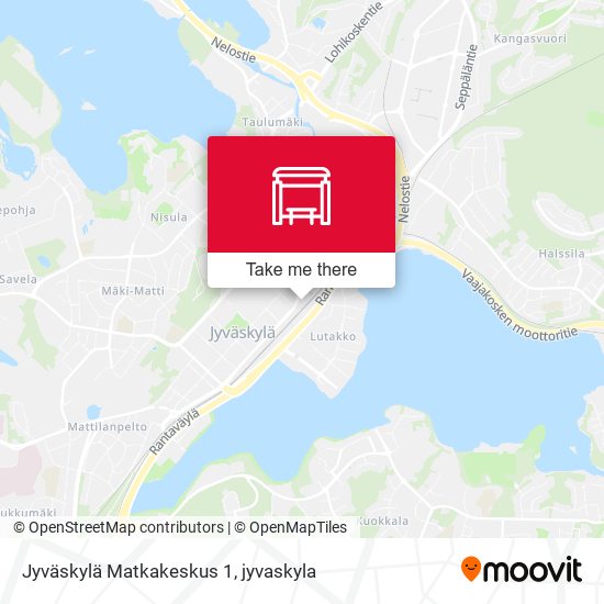 Jyväskylä Matkakeskus 1 map