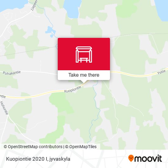 Kuopiontie 2020 I map