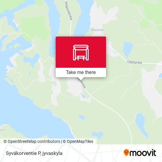 Syväkorventie P map