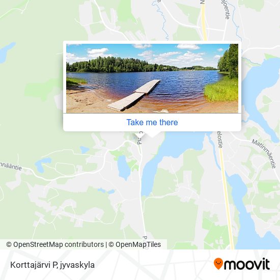 Korttajärvi P map