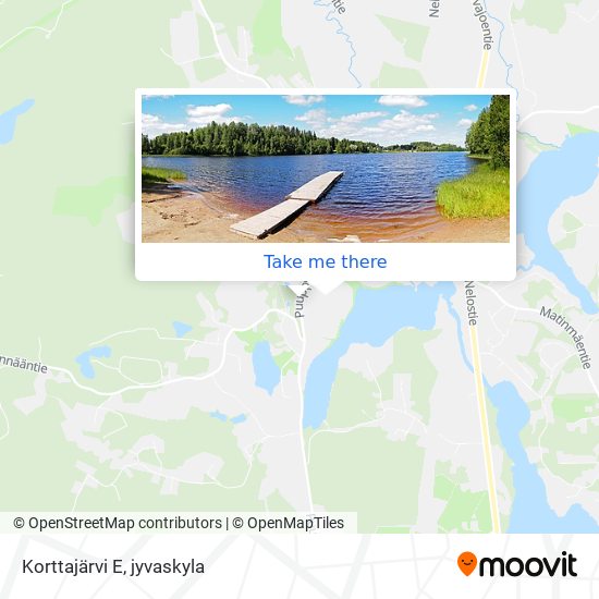Korttajärvi E map