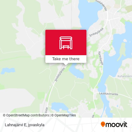 Lahnajärvi E map