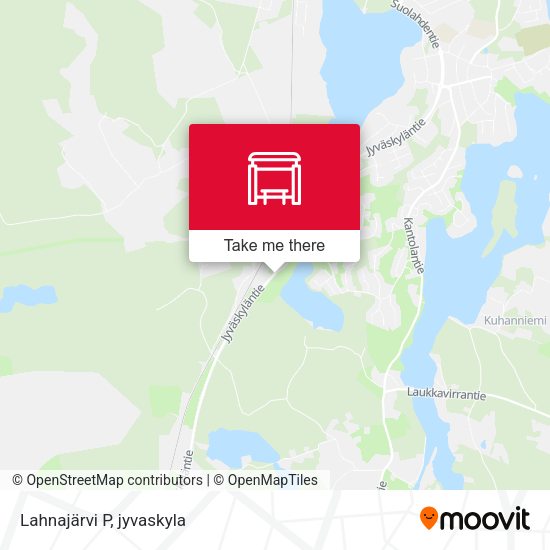 Lahnajärvi P map