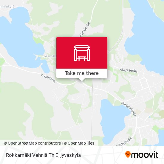 Rokkamäki Vehniä Th E map