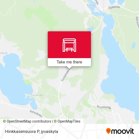 Hinkkasensuora P map