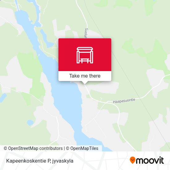 Kapeenkoskentie P map