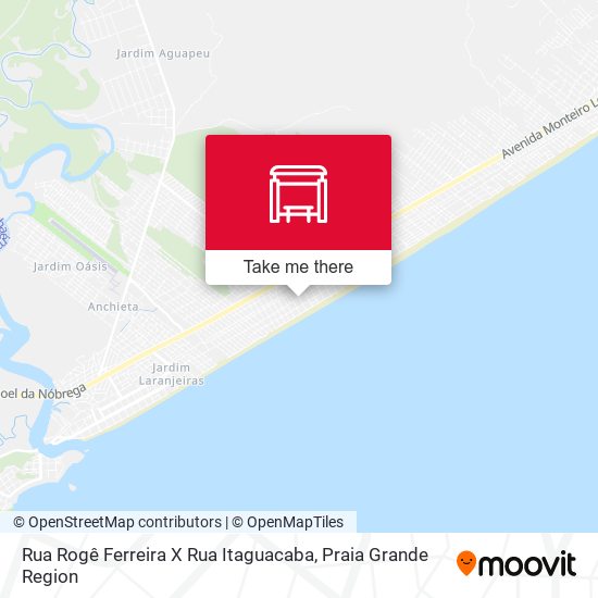 Mapa Rua Rogê Ferreira X Rua Itaguacaba