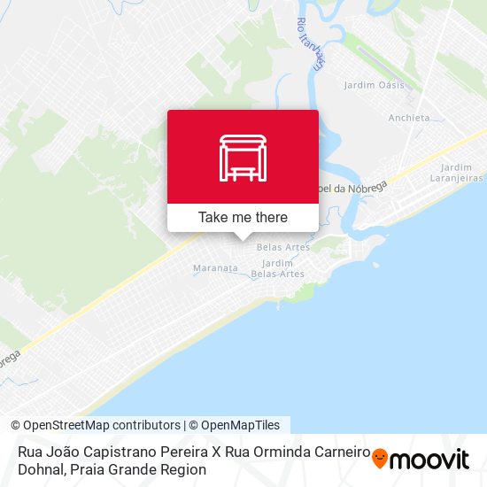 Rua João Capistrano Pereira X Rua Orminda Carneiro Dohnal map
