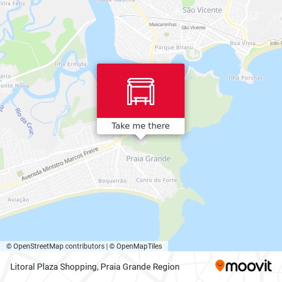 Litoral Plaza Shopping map