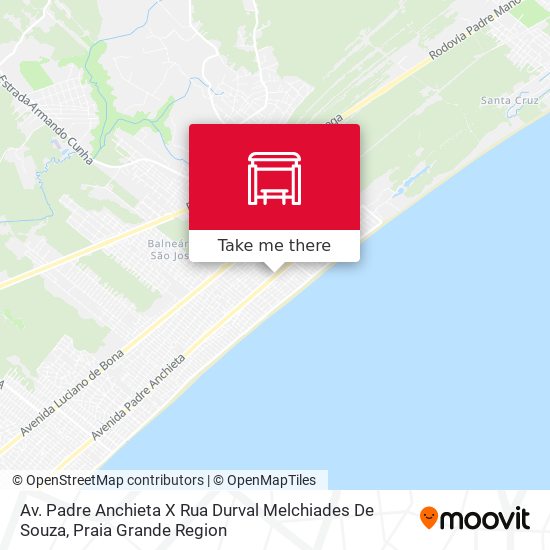 Av. Padre Anchieta X Rua Durval Melchiades De Souza map