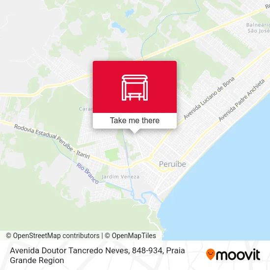 Avenida Doutor Tancredo Neves, 848-934 map