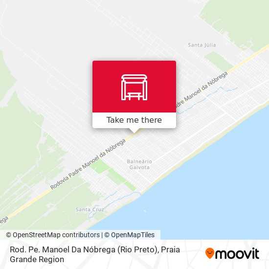 Rod. Pe. Manoel Da Nóbrega (Rio Preto) map