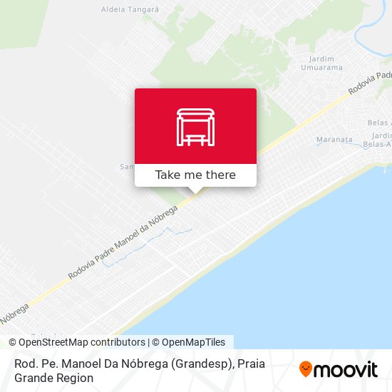 Rod. Pe. Manoel Da Nóbrega (Grandesp) map