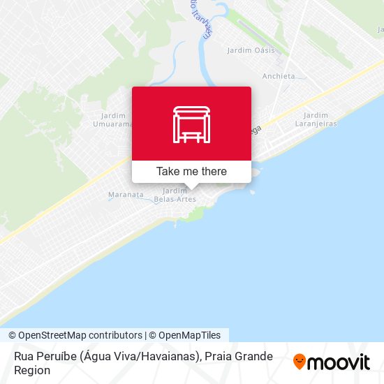 Rua Peruíbe (Água Viva / Havaianas) map