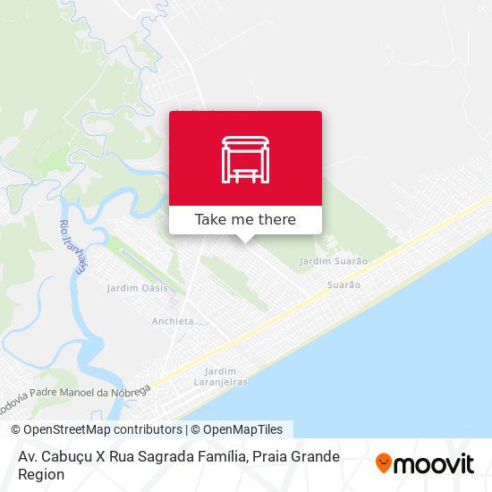 Av. Cabuçu X Rua Sagrada Família map