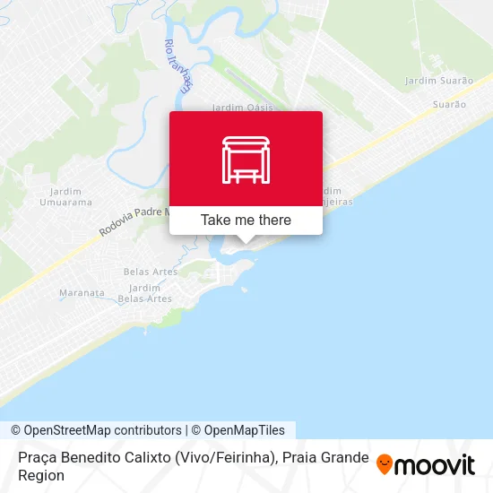 Praça Benedito Calixto (Vivo / Feirinha) map