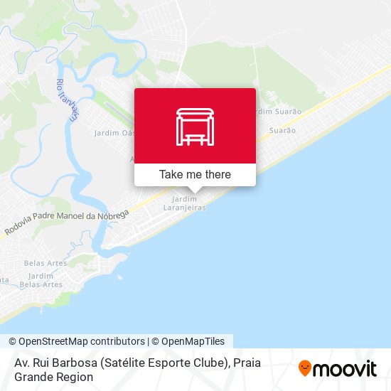 Av. Rui Barbosa (Satélite Esporte Clube) map