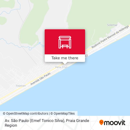 Av. São Paulo (Emef Tonico Silva) map