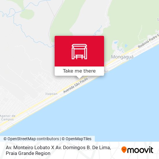 Mapa Av. Monteiro Lobato X Av. Domingos B. De Lima