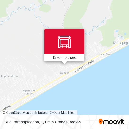 Rua Paranapiacaba, 1 map