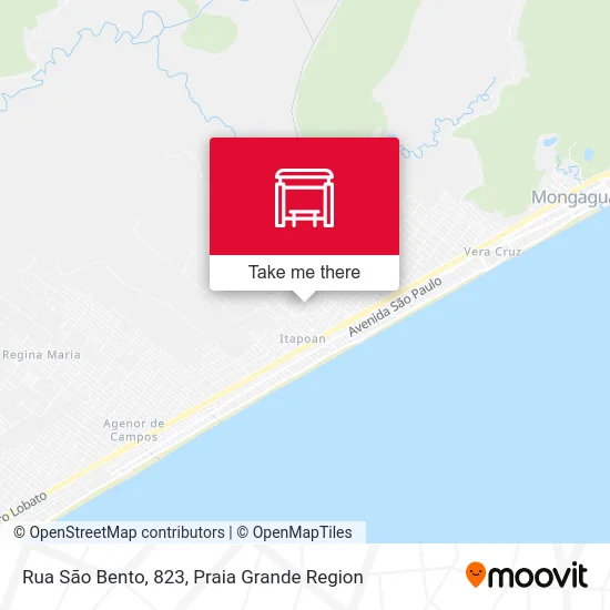 Rua São Bento, 823 map