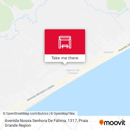 Mapa Avenida Nossa Senhora De Fátima, 1317