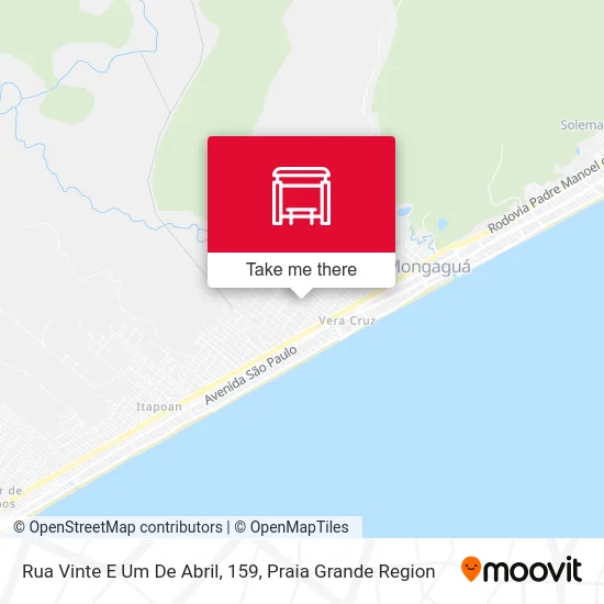 Rua Vinte E Um De Abril, 159 map