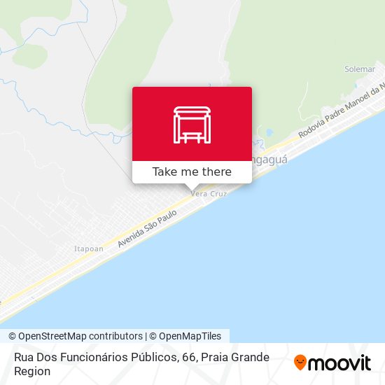 Mapa Rua Dos Funcionários Públicos, 66