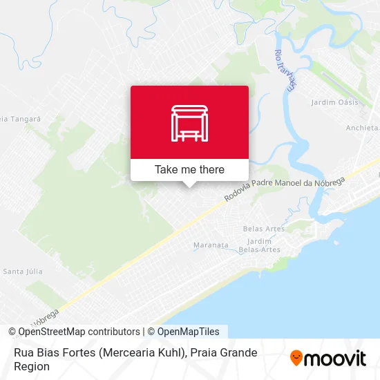 Rua Bias Fortes (Mercearia Kuhl) map