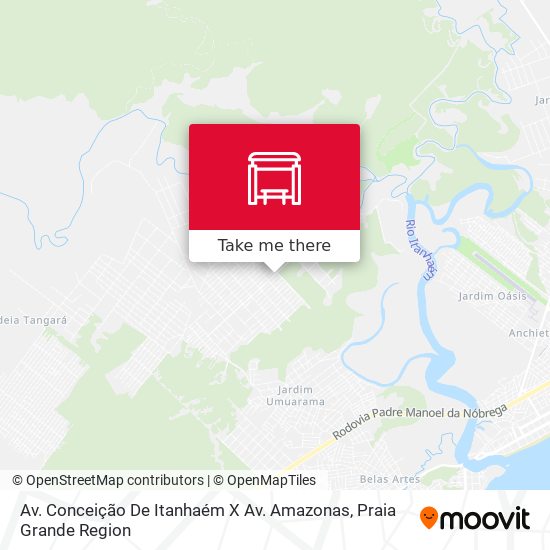 Av. Conceição De Itanhaém X Av. Amazonas map