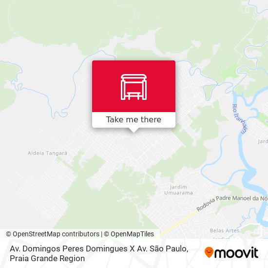 Av. Domingos Peres Domingues X Av. São Paulo map