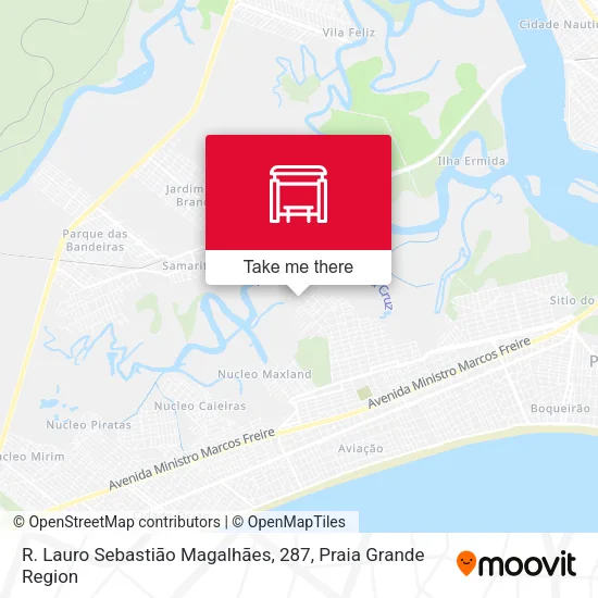 R. Lauro Sebastiāo Magalhāes, 287 map